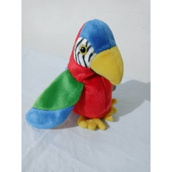 Jabber the Parrot Ty Beanie Baby Rare & Retired 1997/1998 Several Tag Errors